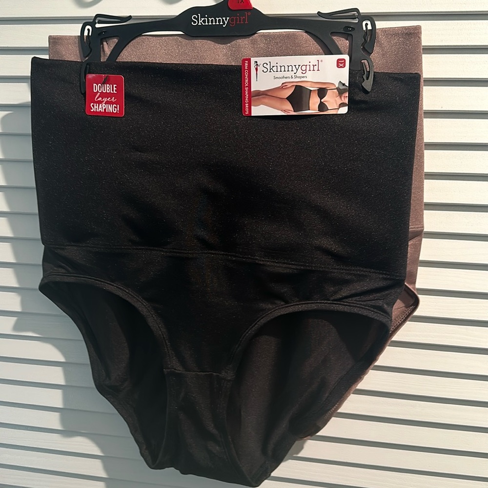 Skinny Girl (2) Smoother & Shaper Firm Control Briefs. Double Layer Shaping.